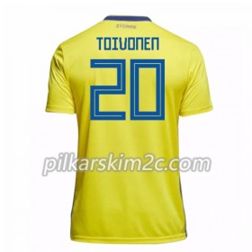 Koszulka Szwecja Toivonen 20 Główna Mistrzostwa Świata 2018 - Koszulki Piłkarskie